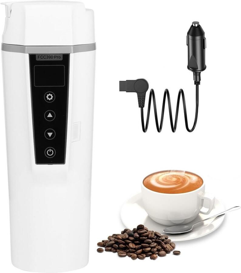 Draagbare Elektrische Waterkoker Auto en Vrachtwagen 12V 24V met Temperatuurregeling