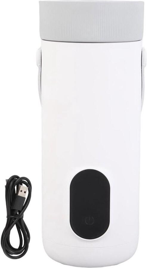 Draagbare Elektrische Waterkoker Mini Waterkoker Reizen Warm Water Meenemen 4 Temperatuurinstellingen 350 ml Zwart