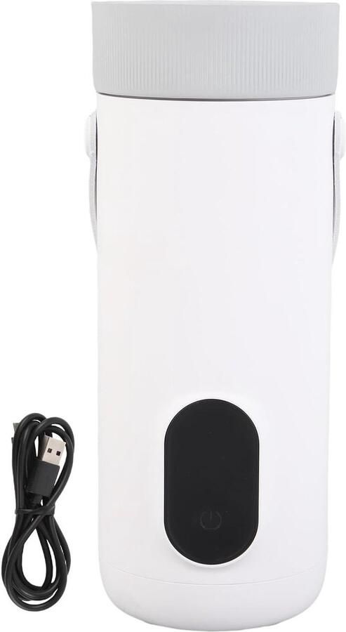 Draagbare Elektrische Waterkoker Mini Waterkoker Reizen Warm Water Meenemen 4 Temperatuurinstellingen 350 ml Zwart