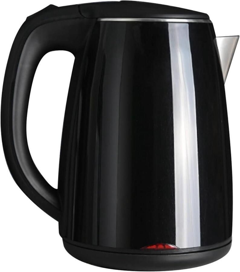 Draagbare Elektrische Waterkoker Reis Waterkoker Koffie en Thee Zetten Automatisch Openend Deksel 12 L Zwart