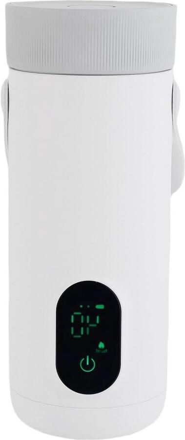 Draagbare Elektrische Waterkoker Reis Waterkoker Onderweg Koken Draadloos en USB-Oplaadbaar 350 ml Zwart