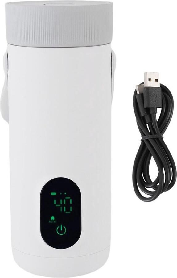 Draagbare Elektrische Waterkoker USB -oplaadbare 350 Ml Reisketel Bewaar Constante Temperatuur Droge Brandwond Bescherming Waterketel voor Campingauto Buiten Zakenreis