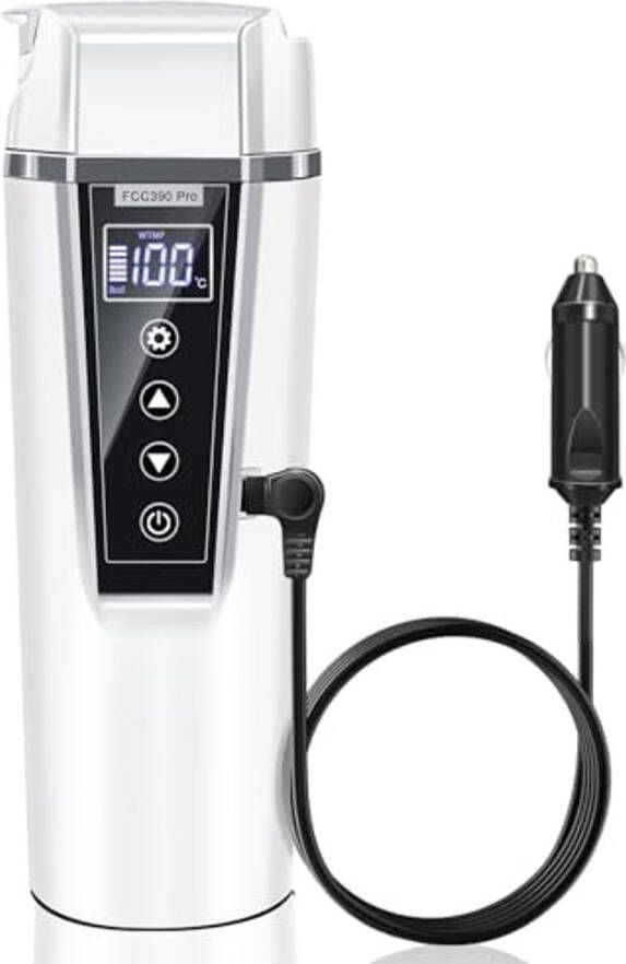 Draagbare Elektrische Waterkoker voor Auto 12V 24V Mini Waterkoker met Temperatuurregeling