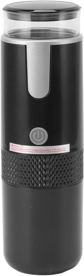 Draagbare espressomachine 2-in-1 reiskoffiezetapparaat capsules en gemalen koffie compatibel met draagbare compacte auto-espressomachine voor reizen kamperen wandelen kantoor