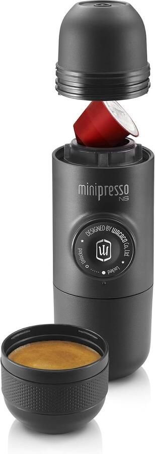 Draagbare Espressomachine Handmatige Koffiemaker voor Capsules Compact Espressoapparaat voor Reizen Kamperen en Fietsen