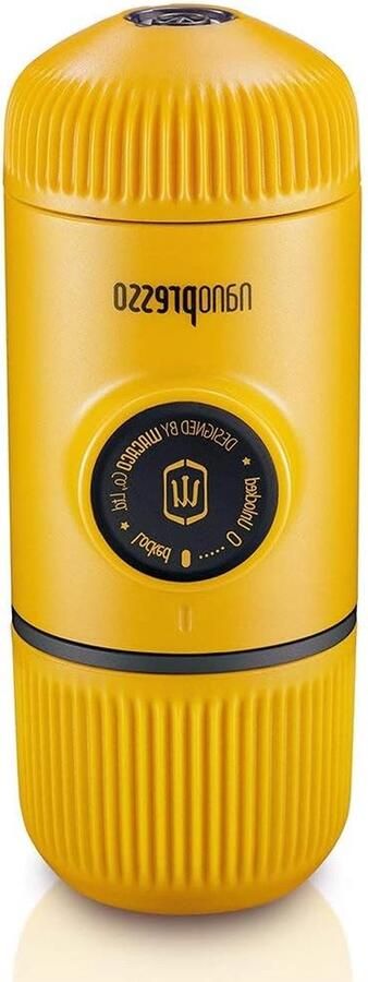 Draagbare Espressomachine Handmatige Koffiezetter Espresso Zetten 18 Bar Druk 2.8 Vloeibare Ounces Geel
