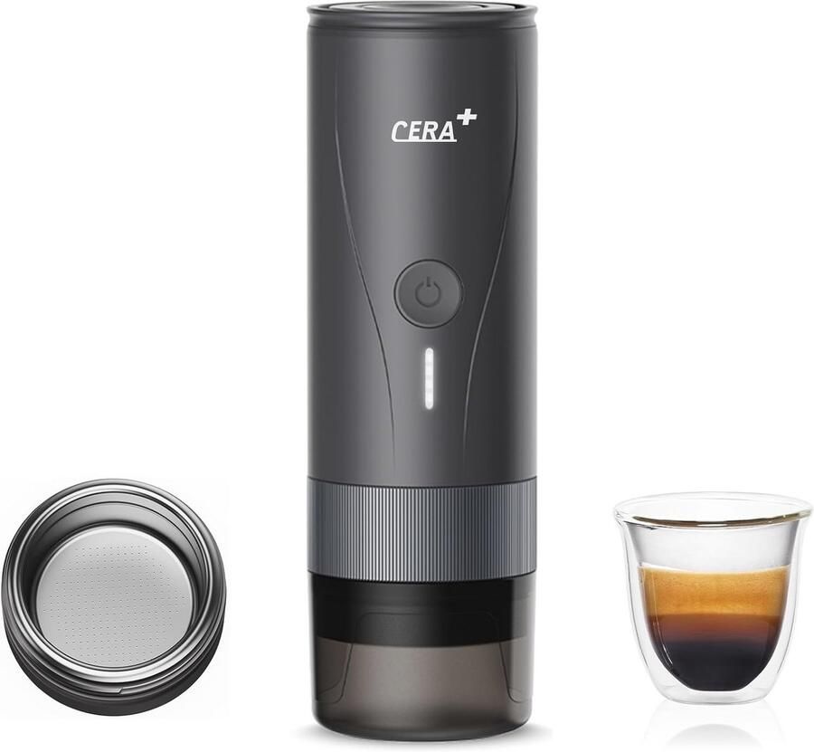 Draagbare espressomachine Pro-versie Zelfverwarmende mini-koffiemachine voor reizen en buitenactiviteiten