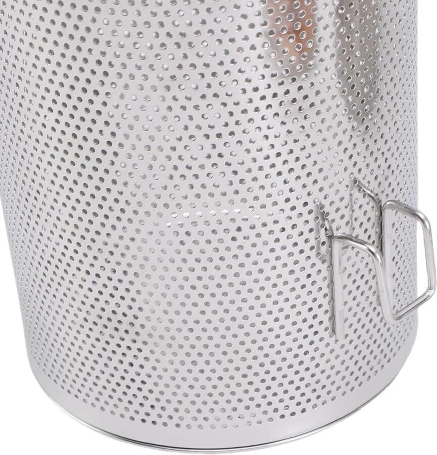 Draagbare Frituurpan Mini Frituurpan Thuis Koken 304 Roestvrij Staal 14.5 x 18 cm Zilver