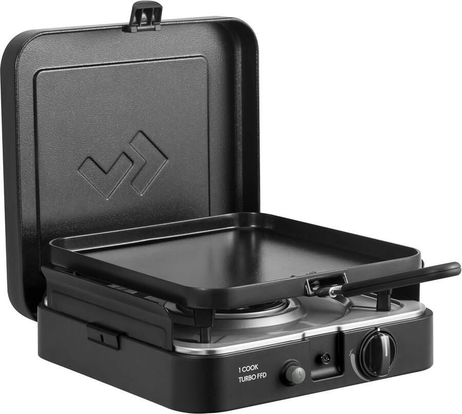 Draagbare Gaskookplaat met Platte Grillplaat en Veiligheidssysteem