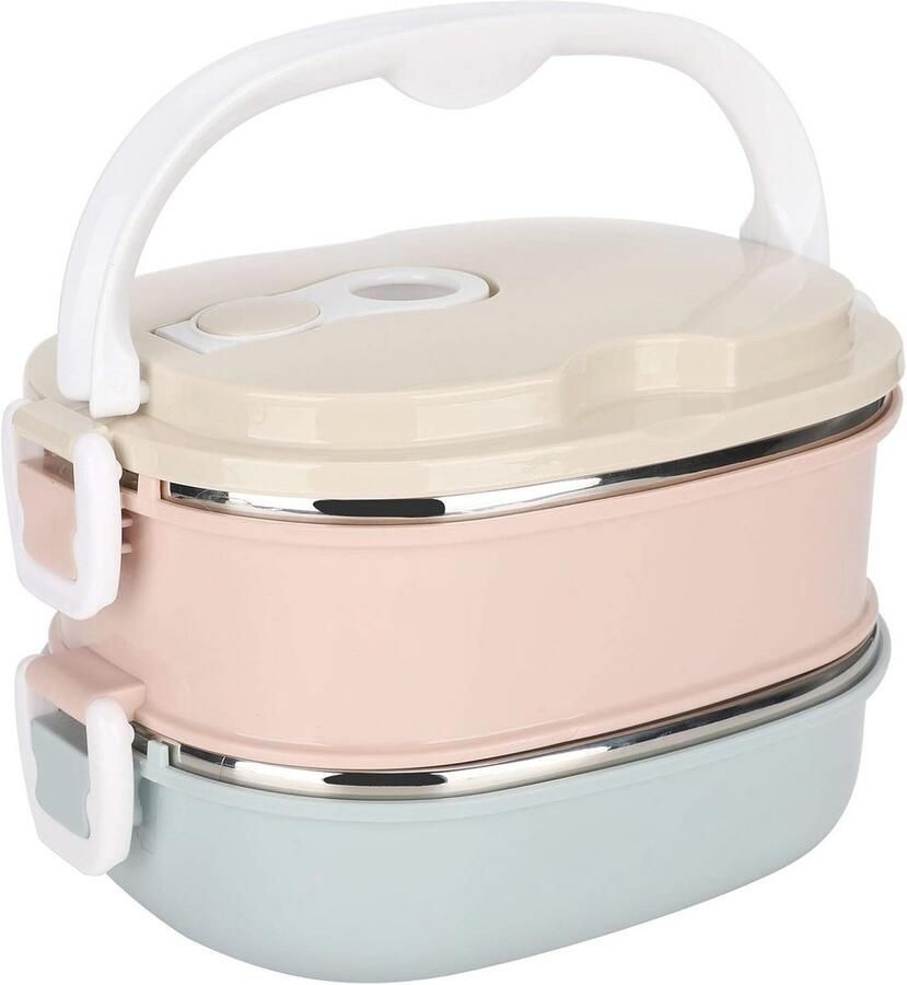 Draagbare Geïsoleerde Lunchbox met Lekvrije Thermo-functie voor Warme Gerechten