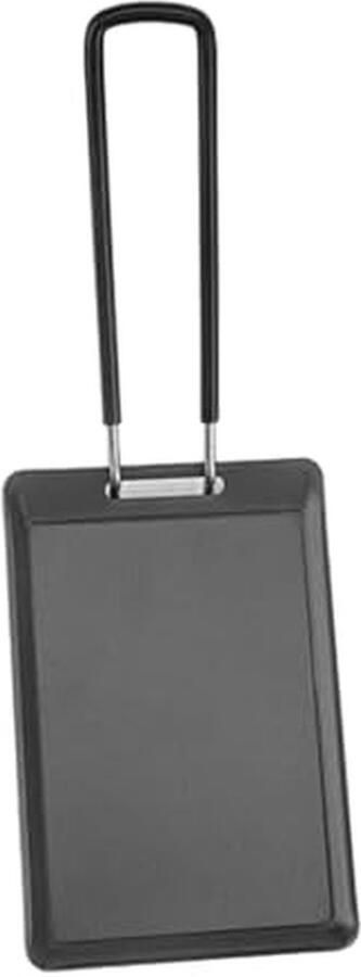 Draagbare Grillpan Mini Koekenpan Buiten Koken Inklapbaar Handvat 13 cm Zwart