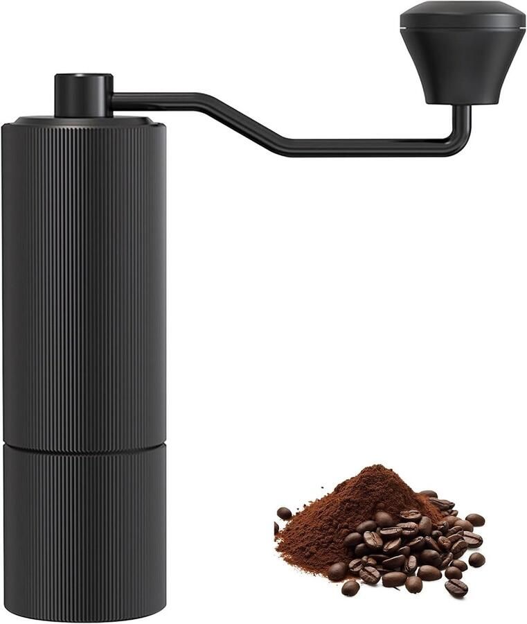 Draagbare Handmatige Koffiemolen met 30 Maalstanden voor Espresso tot French Press