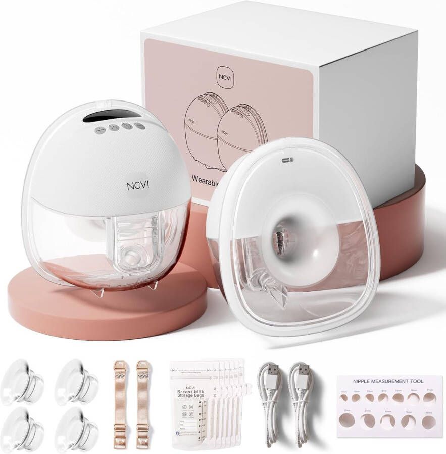 Draagbare Hands-Free Elektrische Melkpomp met USB-oplossing 4 Modi en 9 Sterktes voor Onderweg