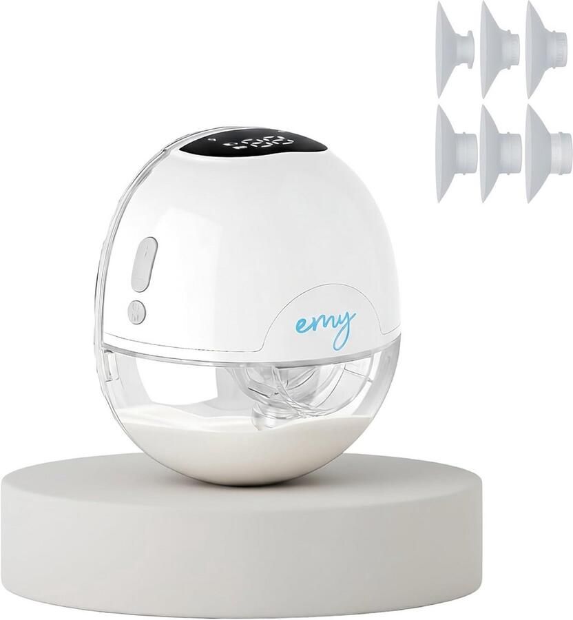 Draagbare Handsfree Borstkolf Stil Elektrisch en Oplaadbaar Inclusief 4 Maten & LED Display