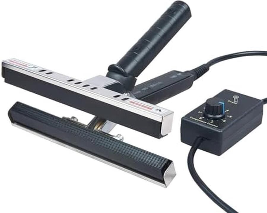 Draagbare Heat Sealer Zak sluitmachine Voedsel bewaren Instelbare temperatuur 400mm afdichtlengte Zilver Zwart