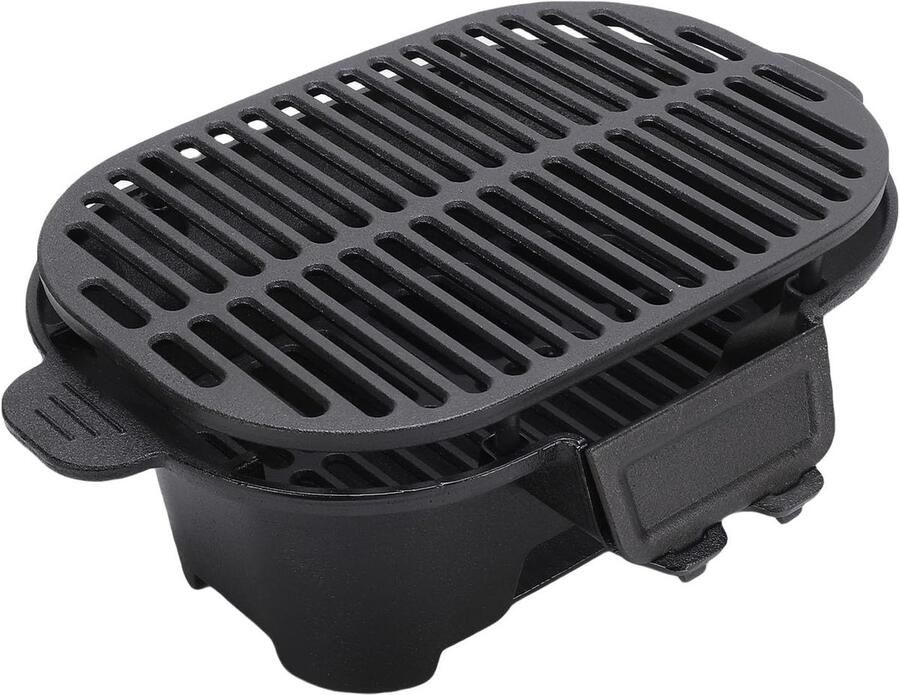 Draagbare Hibachi Grill Yakitori BBQ Stove Buiten Koken Gietijzeren Constructie 42 x 31 x 21 cm