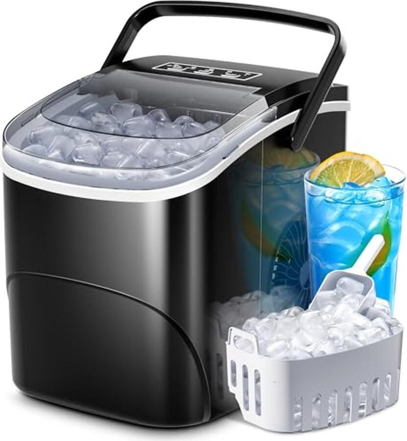 Draagbare IJsblokjesmachine 11 8 kg per 24 uur 9 blokjes in 6 minuten
