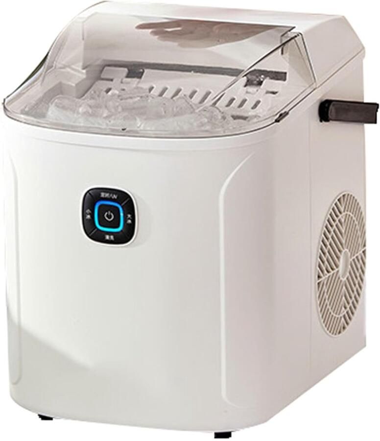 Draagbare IJsmachine IJsblokjesmaker Snel IJs Maken Zelfreinigend 12 Kg Per Dag Zwart