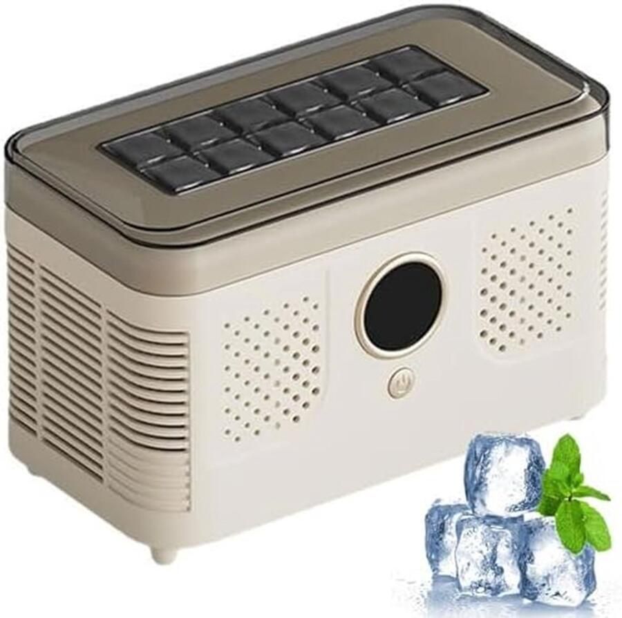 Draagbare ijsmachine Mini ijsmaker Snel ijs maken 12 ijsblokjes per keer