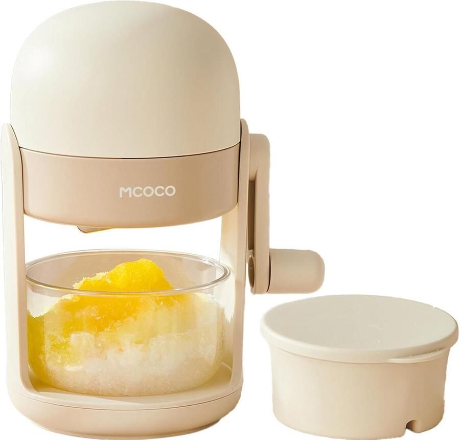 Draagbare IJsschaafmachine met Schaal en Verdeelde Vorm voor Sneeuwkegels