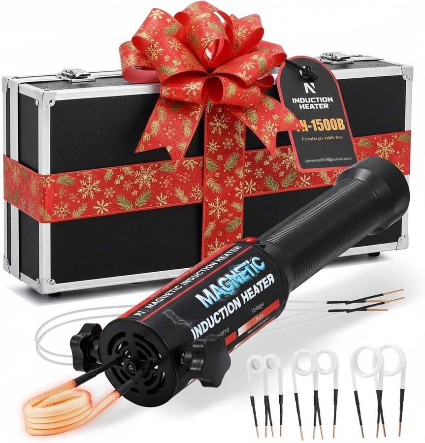 Draagbare Inductiekookplaat Set 1500W Krachtige Elektromagnetische Heater voor Borgschroef Verwijdering in Garage