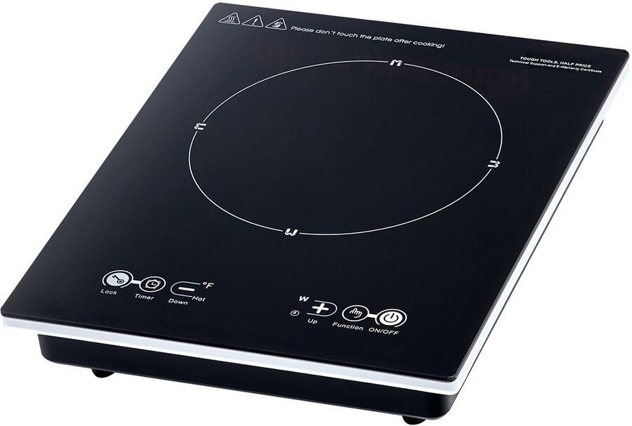 Draagbare Inductiekookplaat van 2200 W Elektrische Brander met 11 Temperatuurinstellingen Kookplaat voor op het Werkblad Timer voor 3 uur Kinderbeveiliging Gemakkelijk Schoon te Maken