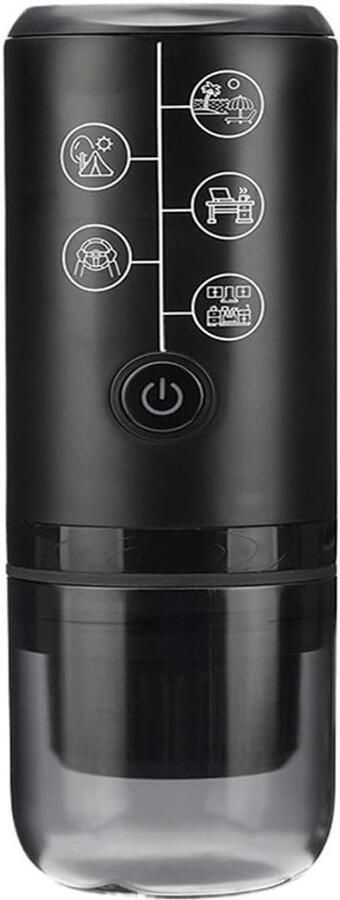 Draagbare Koffiemachine 3-in-1 Draagbare Espressomachine For Gemalen Koffie En Capsules Geschikt For Auto Thuis En Op De Camping Handmatige Koffiezetapparaa