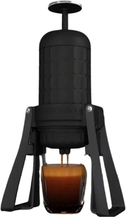 Draagbare Koffiemachine Espresso Maker Koffie Maken Instelbare Druk 180ML Capaciteit Zwart