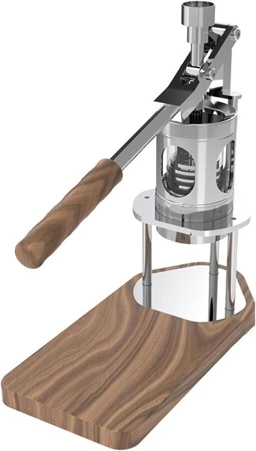 Draagbare Koffiemachine Handmatige Espresso Koffie Maken Instelbare Druk 51mm of 58mm Zilver