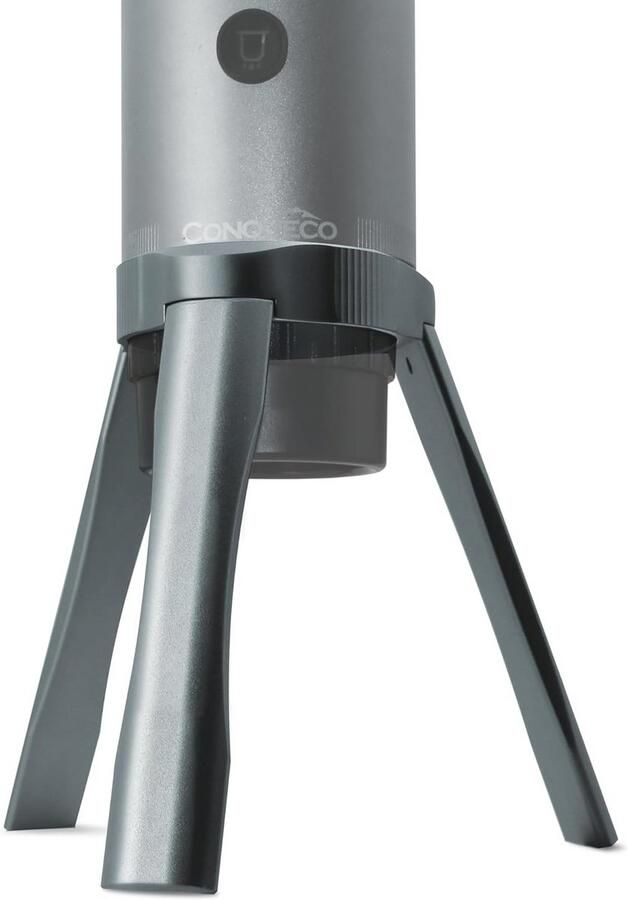 Draagbare koffiemachine standaard met verwijderbare houder Klein en zilver