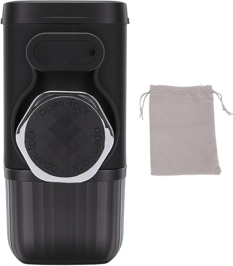 Draagbare Koffiemaker Espresso Apparaat Reizen Kamperen 100ml Capaciteit 15x12x7 cm