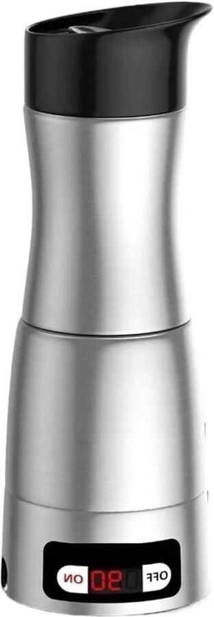 Draagbare Koffiemaker Espresso Machine Reizen en Kamperen Zelfverwarmend Extractie 100ml Capaciteit Zwart
