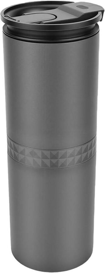Draagbare Koffiemolen Elektrische Brouwer Koffie Zetten Alles-in-één Ontwerp 232 x 8 x 8 Cm Zwart