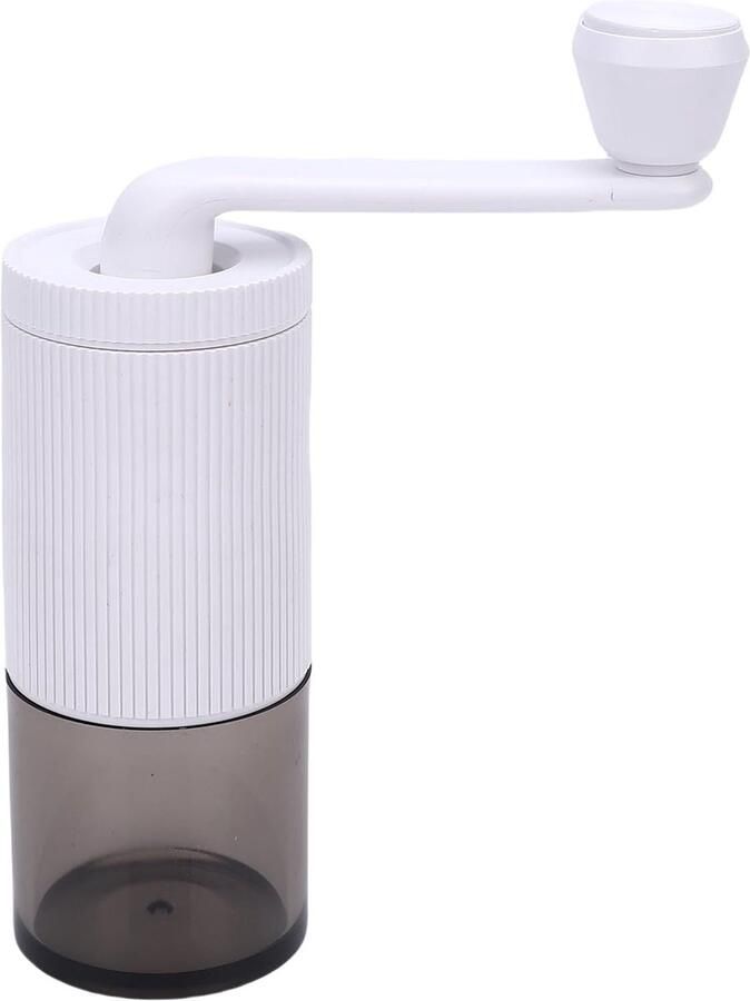 Draagbare Koffiemolen Handmaalapparaat Koffie Verse Koffie Zetten Verstelbare Maalgraad Compact Ontwerp Wit