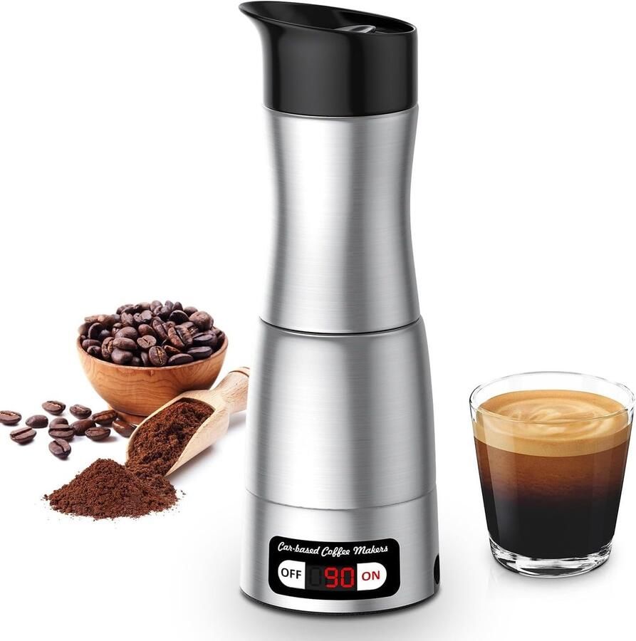 Draagbare Koffiezetapparaat 12V 24V Compacte Espresso Machine voor Auto en Thuis