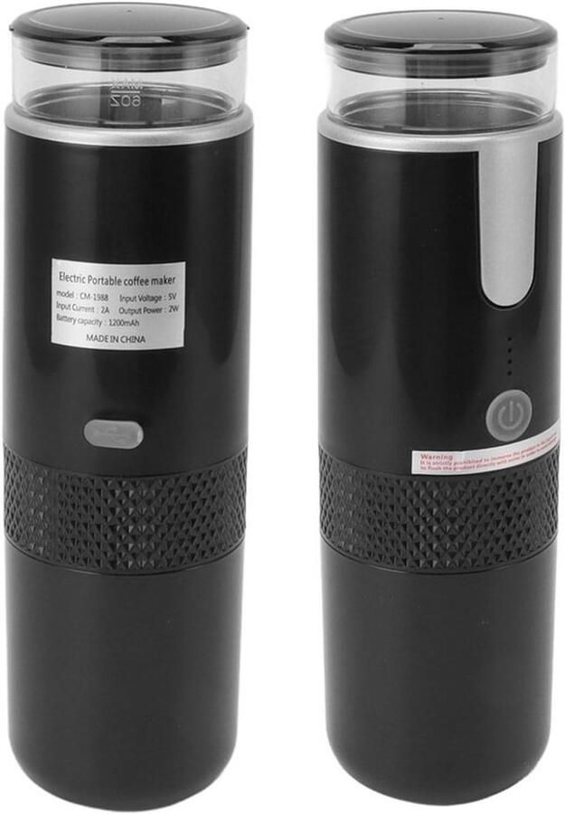 Draagbare Koffiezetapparaat Handkoffiezetapparaat Ideaal voor Reizen Compact en Lichtgewicht Elektrische Espressomachine Geschi