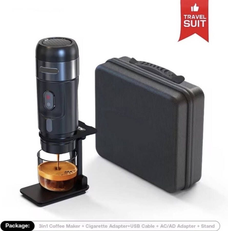 Draagbare Koffiezetapparaat Voor Auto & Thuis DC12V Espresso Koffiezetapparaat Fit Nespresso Dolce Pod Capsule Koffie KoffiePoeder Bouw Koffiezetapparaat