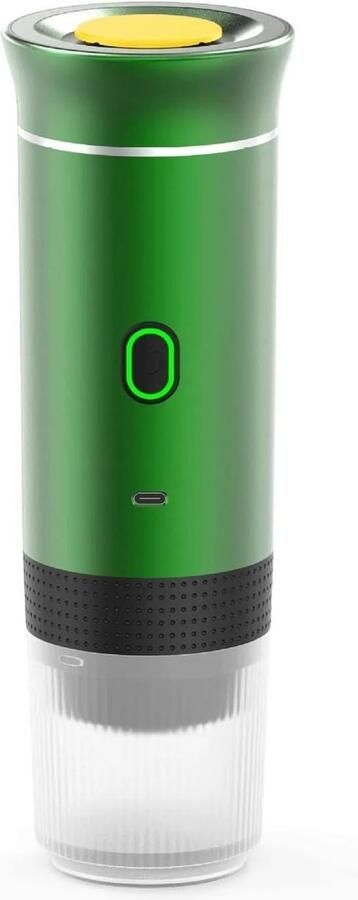 Draagbare Koffiezetter Espresso Machine Koffie Maken 3-in-1 Draadloos 100 ml Groen