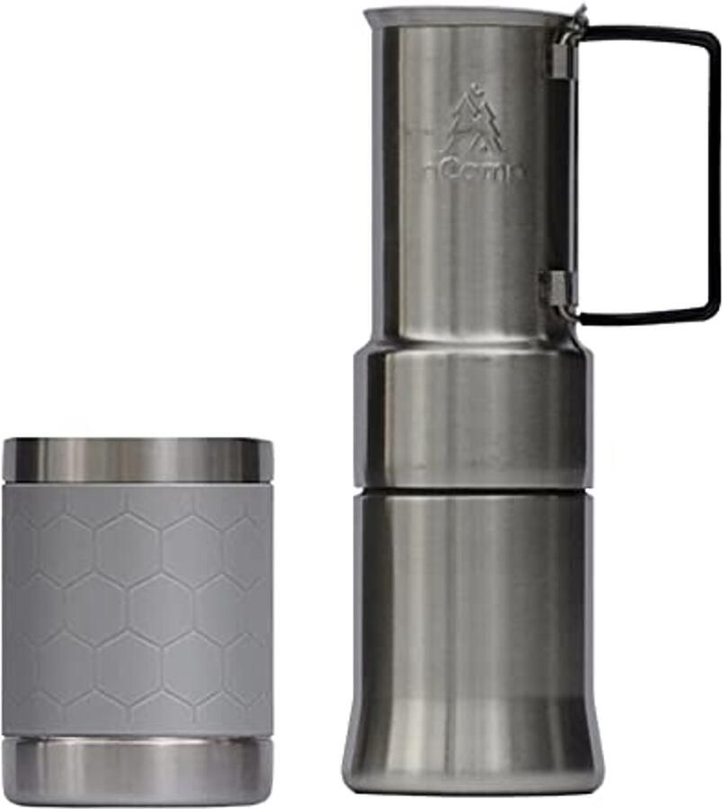 Draagbare Koffiezetter voor Camping en Buitenleven Compacte Espresso Maker