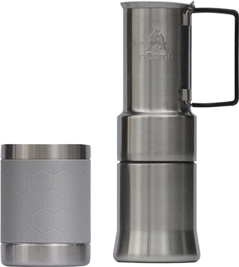 Draagbare Koffiezetter voor Camping en Buitenleven Compacte Espresso Maker