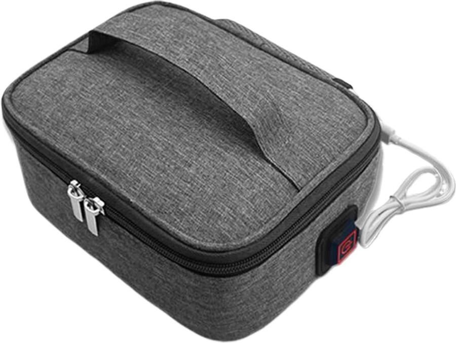 Draagbare lunchbox Warmhoudbox Warme maaltijden onderweg 3 temperatuurstanden 21 x 16.5 x 7.5 cm Enkele Attribuut