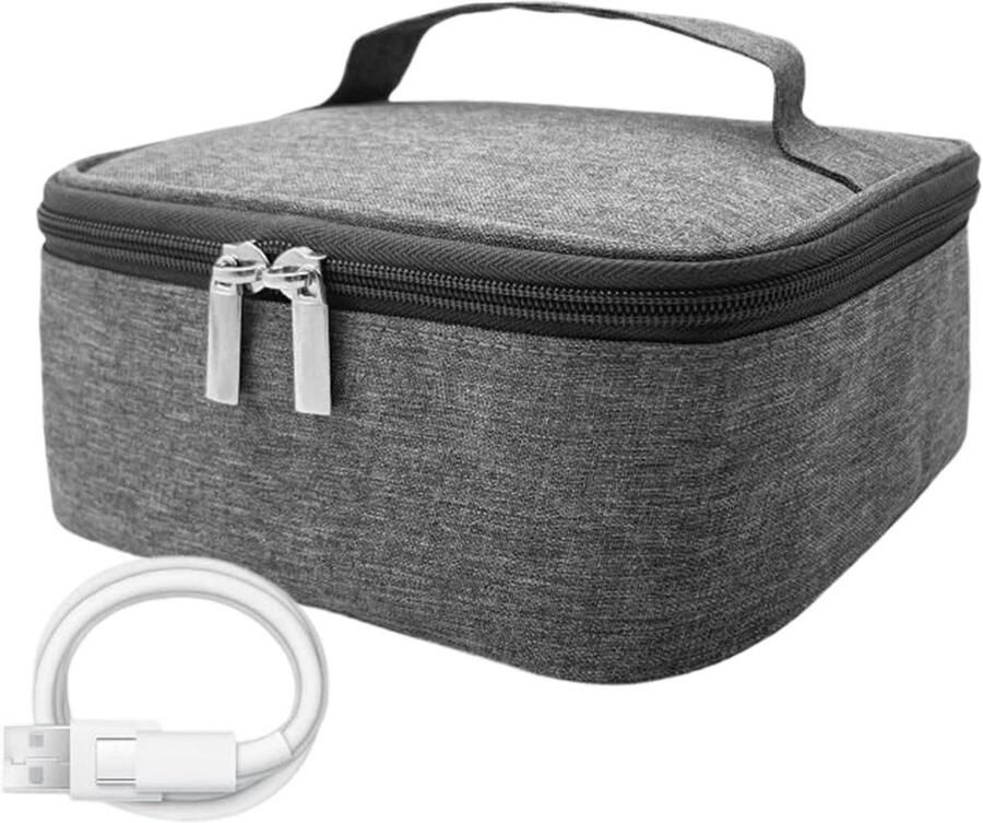 Draagbare Lunchverwarmer Warmhoudtas Lunch Maaltijden Warm Houden USB Verwarming