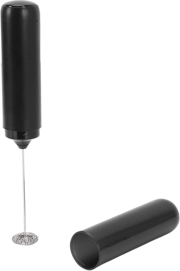 Draagbare Melkopschuimer Drankmixer Schuimmaker Koffie Bereiden Type C Opladen 22.5 cm Zwart