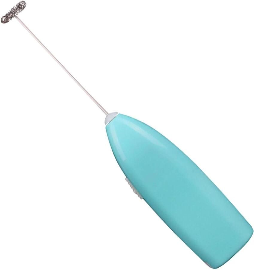 Draagbare Melkopschuimer Elektrische Garde Koffie Dranken Bereiden Snel Romig Schuim 198 cm Blauw