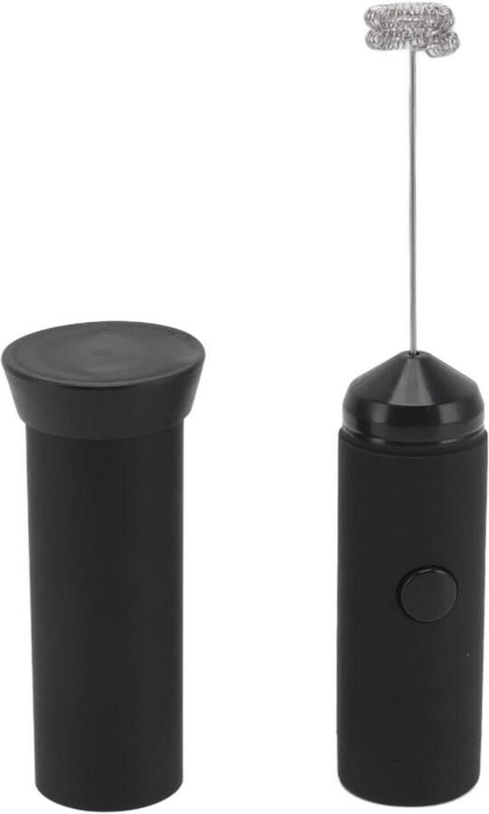 Draagbare melkopschuimer Koffie accessoire Luxe dranken maken Krachtige motor Compact formaat Zilverkleurig