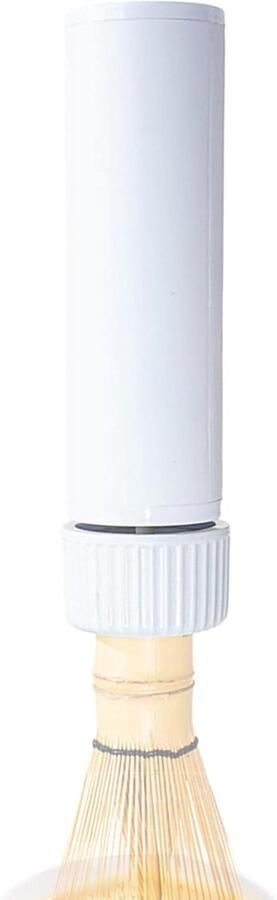Draagbare Melkopschuimer Opschuimer Mixer Dranken Bereiden Stille Motor 17.2 cm Wit