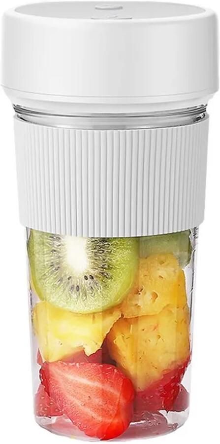 Draagbare mengbeker snoerloze sapcentrifuge van 500 ml USB-C-oplaadpoort persoonlijke blender voor smoothies en slagroom