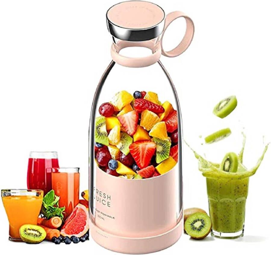 Draagbare Mini Blender voor Smoothies en Milkshakes 350 ml USB Opladen