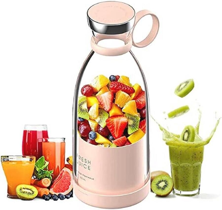 Draagbare Mini Blender voor Smoothies en Milkshakes 350 ml USB Opladen