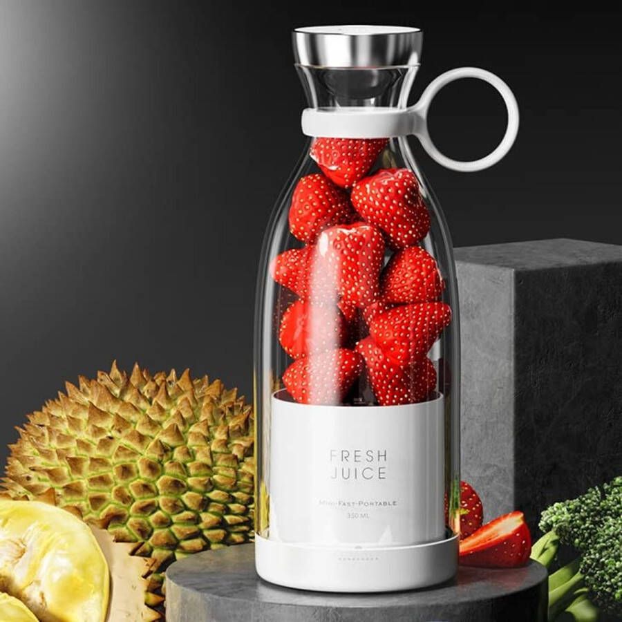 Draagbare Mini Blender voor Smoothies en Sappen – 350 ml USB-oplaadbare Smoothie Maker